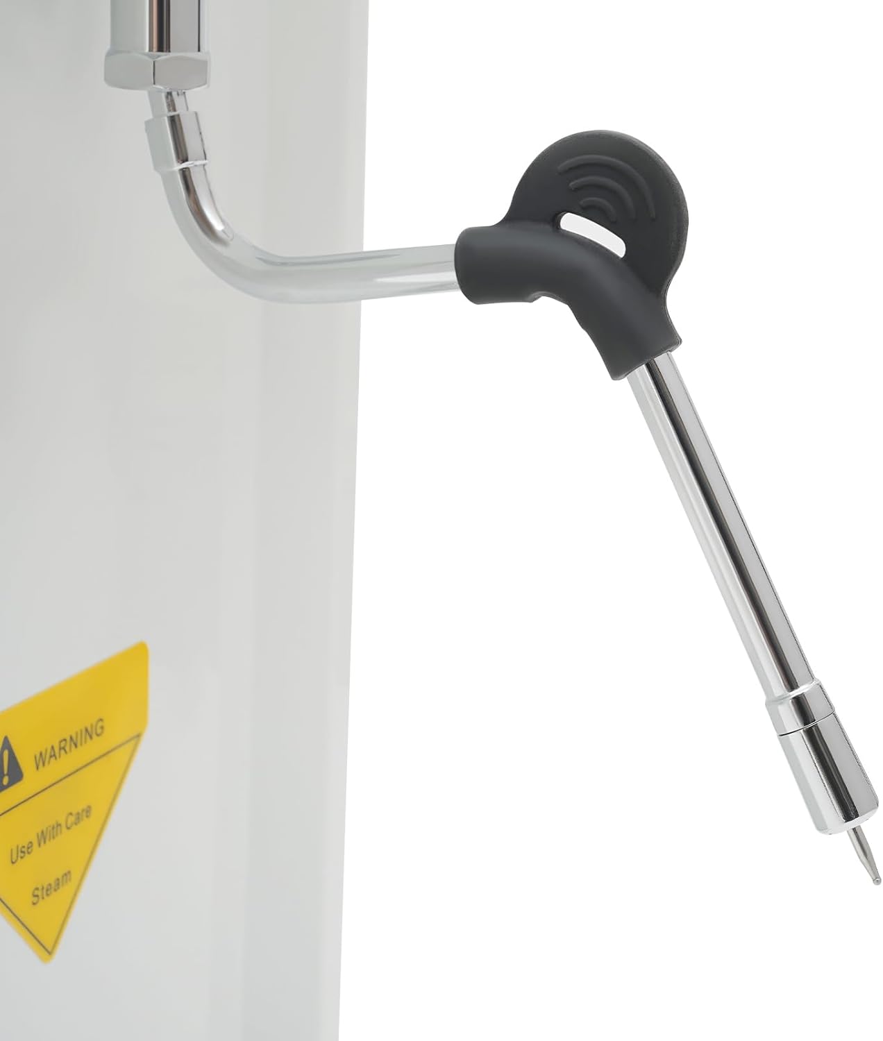 8L/2.11gal Commercial Steam Milk Frother, 3000W 5-Gear Fast Heating Milk Steamer Machine Electric Steam Milk Frothing Machine Espresso Coffee Milk Foam Machine for Bar Cafe