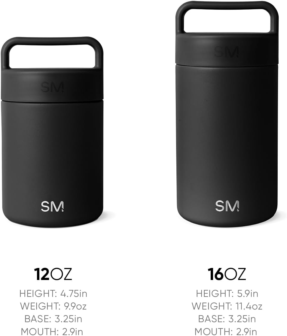 Simple Modern Food Jar for Hot Food | Reusable Stainless Steel Vacuum Insulated Leak Proof Lunch Storage for Smoothie Bowl, Soup, Oatmeal | Provision Collection | 12oz | Deep Ocean