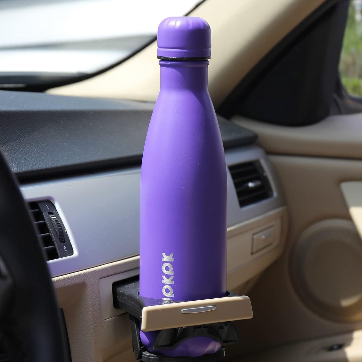 BJPKPK 17oz Insulated Stainless Steel Water Bottles,Sports Water Bottles Keep Cold for 24 Hours and Hot for 12 Hours,BPA Free for Travel,Light Pink