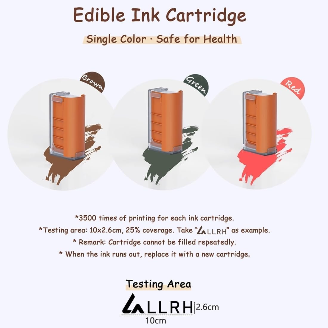 LLRH Latte Art Food Printpen DIY Image for Coffee Beer Cocktails Macaron Cookie, Bluetooth, for Home, Small Shops (Red)