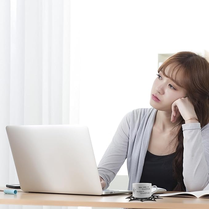 VOSAREA 10pcs Halloween Spider Web Coasters Placemat Decorative Table Placemats Doilies Halloween Decorarion Supplies