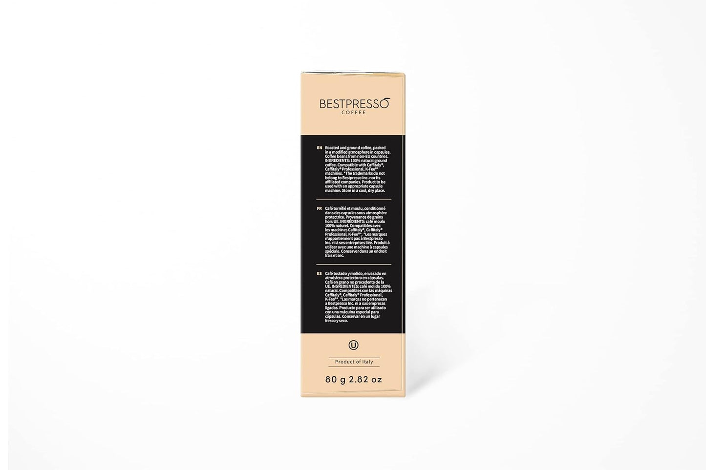 Bestpresso Coffee capsules compatible with Starbucks Verismo, Caffitaly, CBTL, K-fee systems 80 Pods (Desciso)