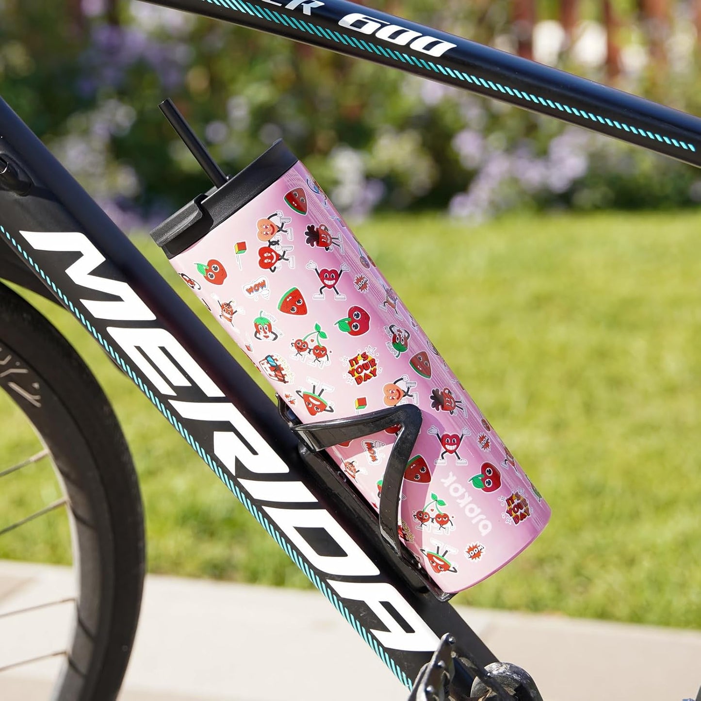 BJPKPK 30oz Stainless Steel Insulated Tumbler With lid And Straw Travel Coffee Thermal Tumblers Cup For Women And Men,Spring Party Green