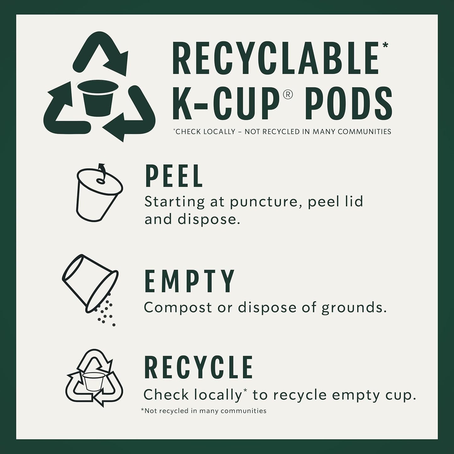 Starbucks Medium Roast K-Cup Coffee Pods — Pike Place for Keurig Brewers — 1 box (40 pods)