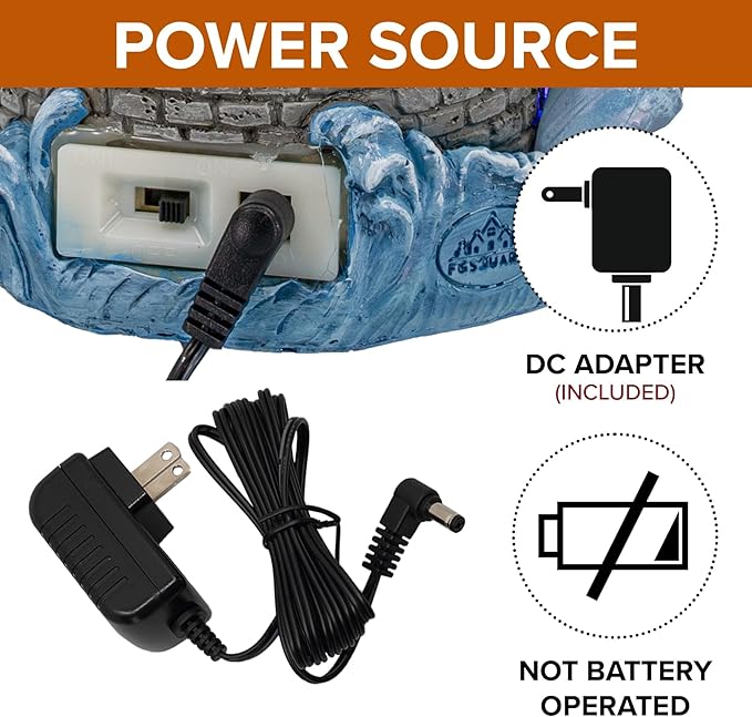 Lighthouse Attack Kraken Theme Spooky Halloween Village Multi-Color LED Lights, Animated Rotating Food Light and Music 6" x 5.5" x 12"