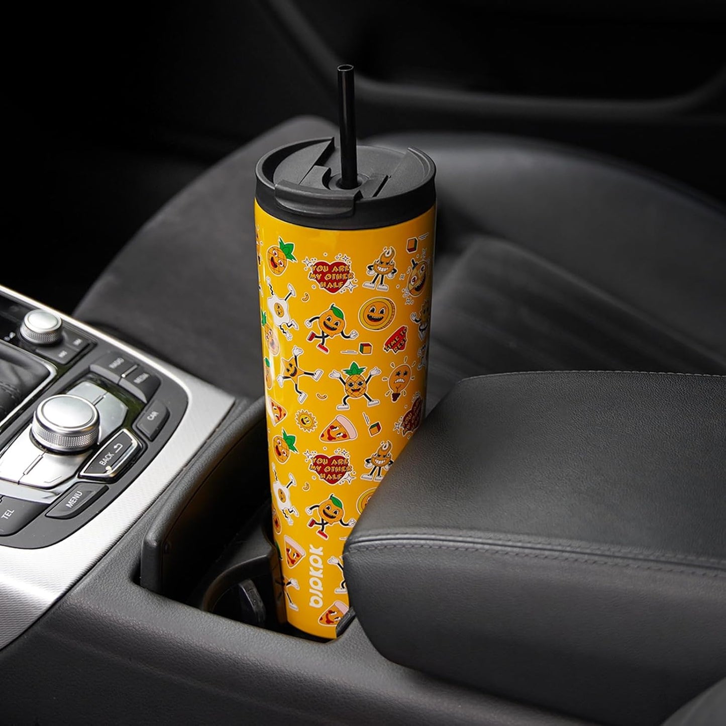 BJPKPK 30oz Insulated Tumbler With lid And Straw Stainless Steel Tumblers Travel Coffee Mug Reusable Thermal Cup,Unicorns