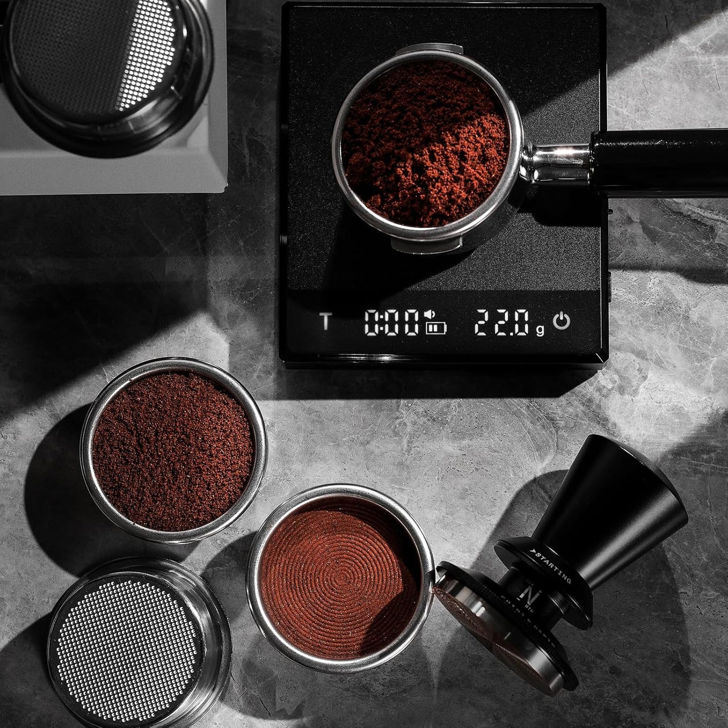 58MM Espresso Portafilter Basket - 22g Espresso Paper Filters, High Precision Extraction Portafilter Basket Filter, Fits for Most 58MM Coffee Machines