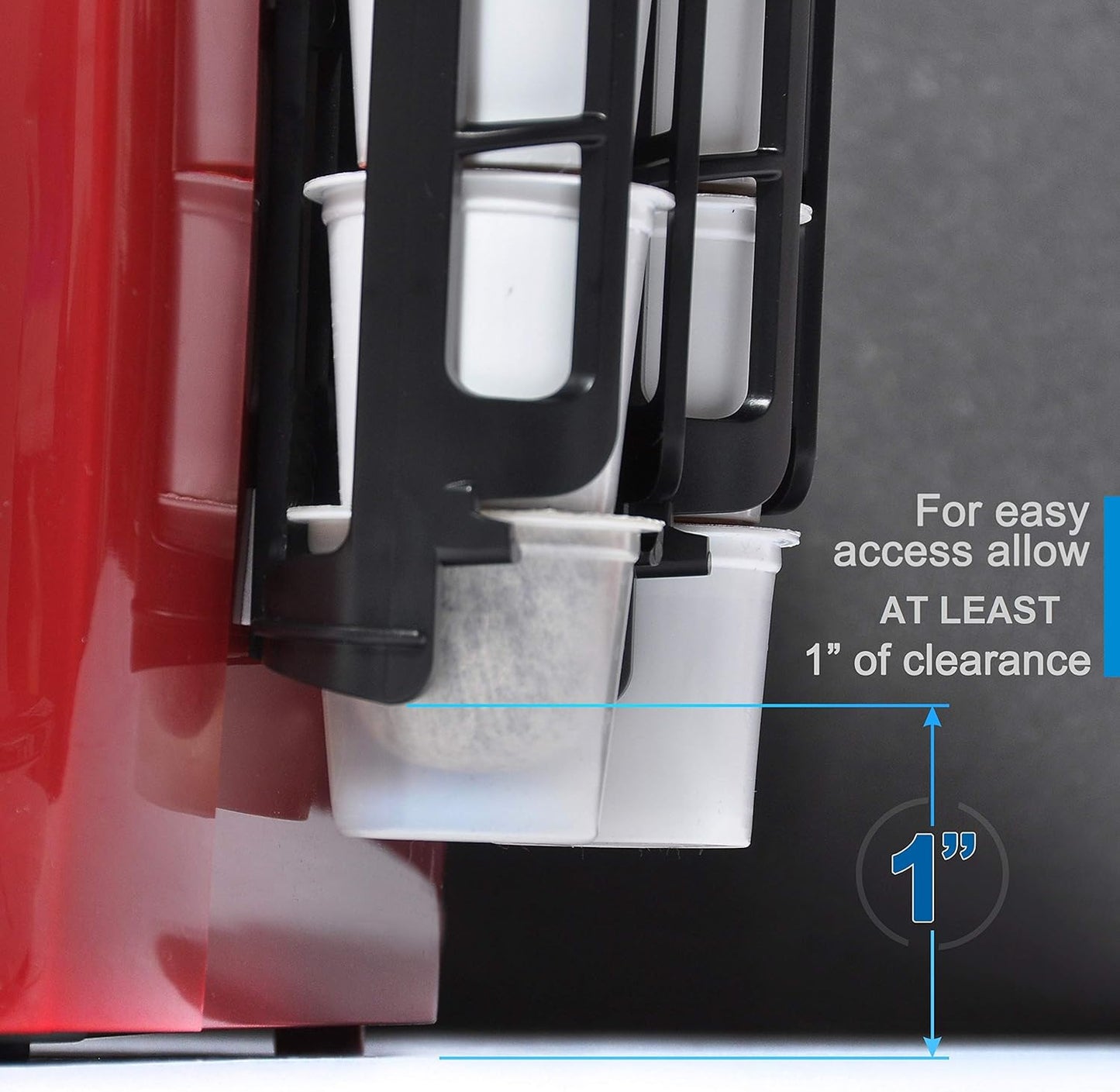 STORAGENIE K Cup Holders, Coffee Pod Holders for Keurig, Kcup Holders, Space Saving K pod Storage | Organizer, Perfect for Counters Small Space