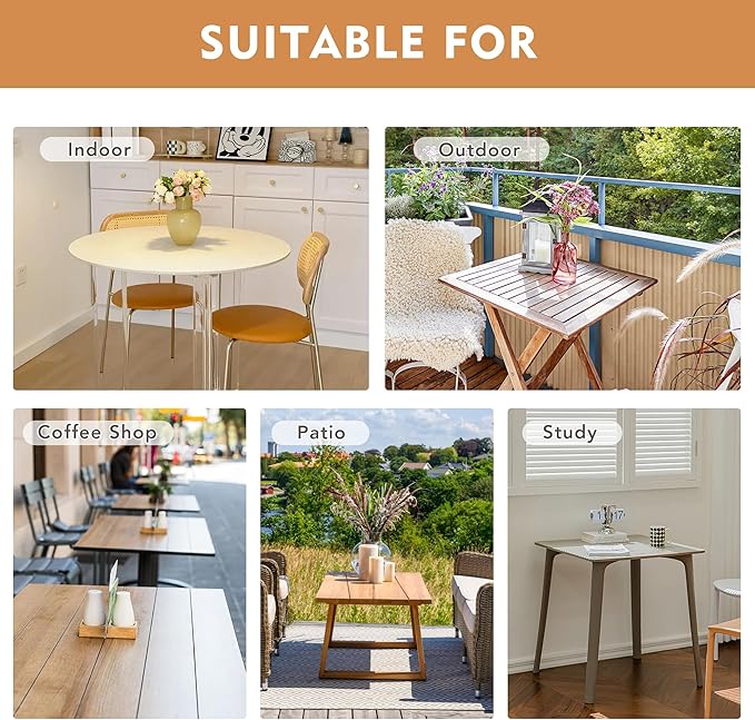 sancua Small Square Tablecloth 36 x 36 Inch White (Fits 20-30 Inch Tables), Stain and Wrinkle Resistant Washable Fabric Table Cloth for Dining Party Table Cover for Nightstand End Bedside Tables