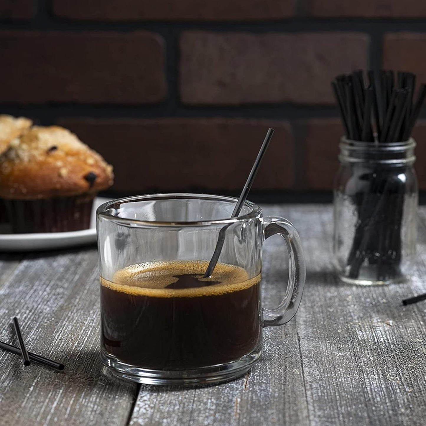 Prestee Plastic Coffee Stirrers, 4000ct, 5.5 Inches - Plastic Coffee Straws, Coffee and Drink Stir Sticks, Cocktail Swizzle Sticks, Disposable Stir Sticks, Drinking Straws for Coffee and Cocktails