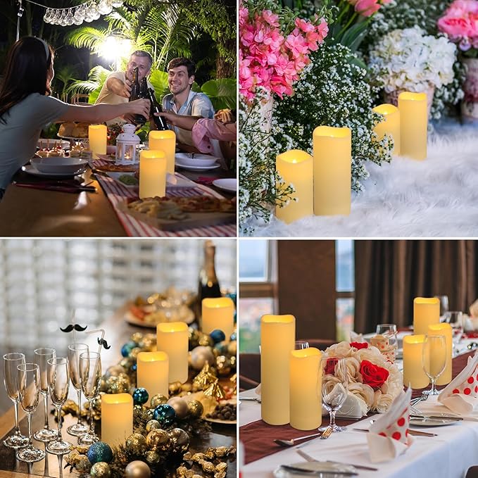 96-Pack LED Flameless Candles with Remote Control - Perfect for Home, Parties, and Special Occasions - Create a Magical Ambiance Effortlessly(Three Sizes)