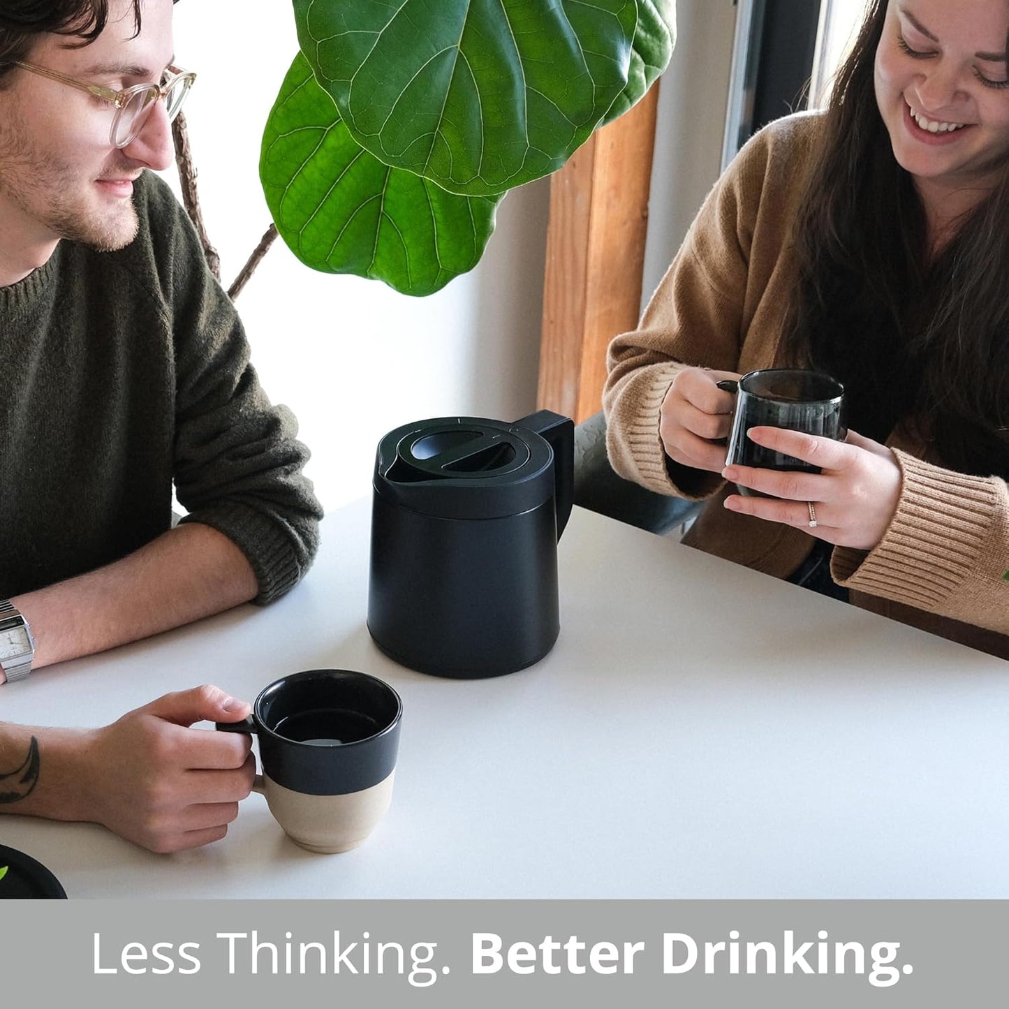 Ratio Six Series 2 Coffee Machine - Automatic Drip Coffee Maker - 1.25L/40oz - Brews 2-8 Cups - Matte Black