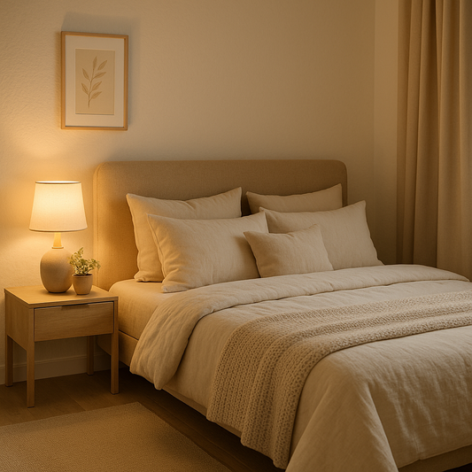 Cozy Bedroom Makeover with Neutral Tones