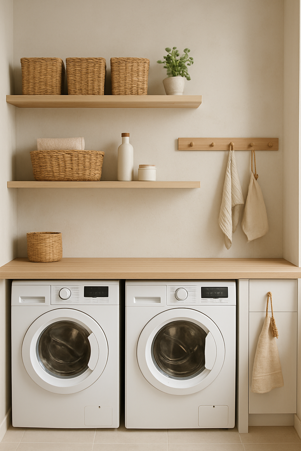 Laundry Area Styling — Small but Efficient