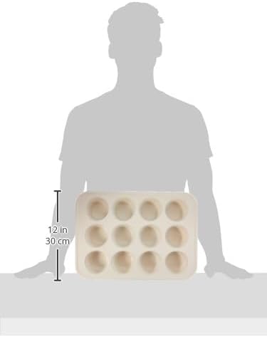 GreenLife 12-Cup Muffin Pan, Healthy Ceramic Nonstick Bakeware, PFOA & PFAS-Free Cupcake Sheet, Durable, Versatile Kitchen Essentials, Easy Clean Muffin Mold, Pink