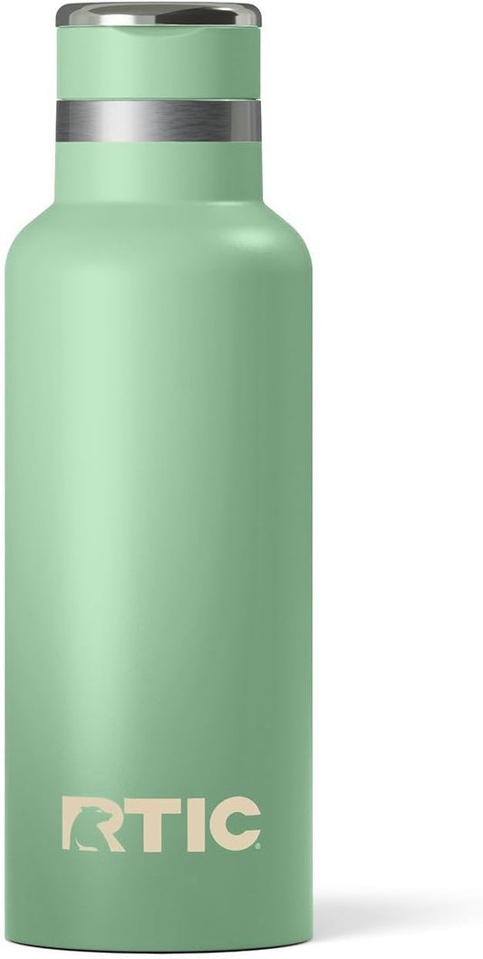 RTIC 16oz Journey Bottle Metal Stainless Steel Vacuum Insulated, BPA Free, Reusable, for Water, Hot and Cold Drinks, Travel, Sports, Camping, Sage