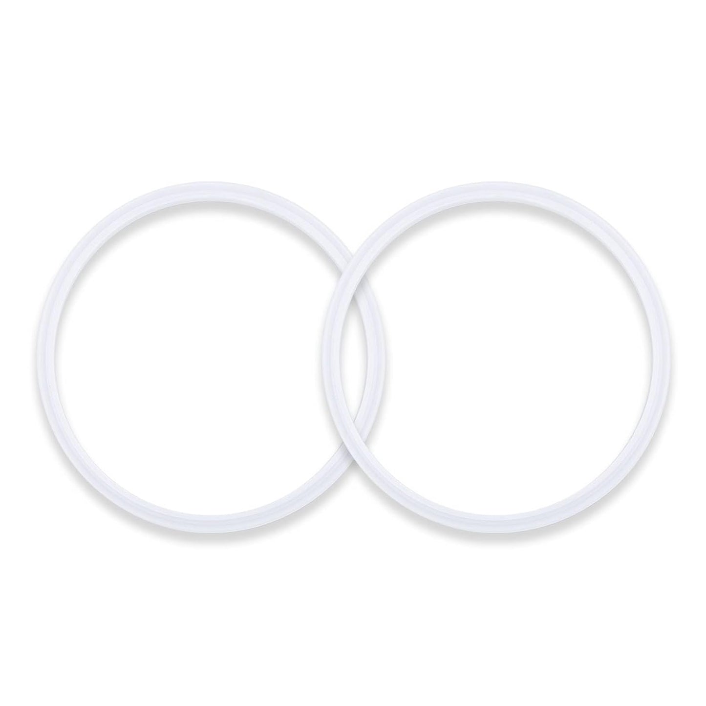 2-Pack Sausage Stuffer Gasket Replacement, 4.83-inch Food-Grade Silicone O-Ring Seal for 3L 5L 7L Vertical & Horizontal Sausage Makers, Compatible with Hakka Brothers, V-evor, Weston