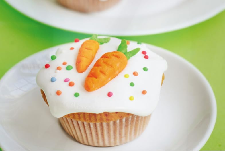 LillyBean Gluten Free Moist Carrot Cake and Cupcake Mix with No Artificial Colors - Dairy and Soy Free, Vegan - Makes Delicious Desserts - Cakes, Donuts, Cake Pops - 12 oz