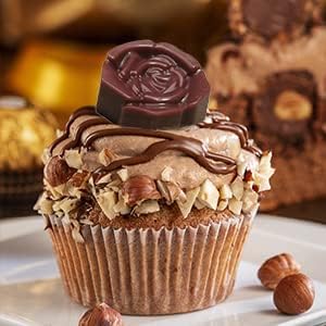 2PCS Rose Flower Chocolate Molds 15 Cavity Silicone Candy Molds Non-Stick Sweet Valentines Day Molds Gummy Ice Jelly Molds for Wax Melt Resin Casting Candles Soap