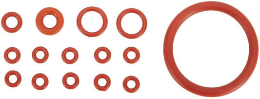 Silicone O-Ring Seal Gasket Set for Coffee Machine Maintenance, 15 Pieces Replacement Kit for Saeco for Gaggia Espresso Maker Repair