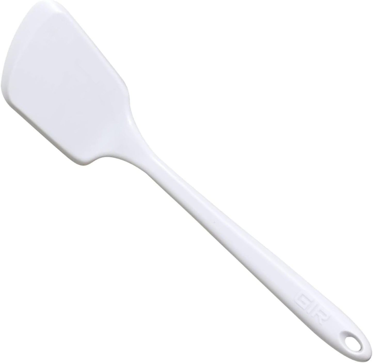GIR: Get It Right Heat-Resistant Silicone Spatula Turner - 11-Inch White Studio - Seamless One-Piece Design - Nonstick & Dishwasher-Friendly - Non-Scratch Baking Spatula & Pancake Flipper