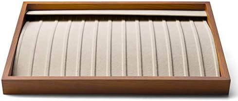 Oirlv Wood 13 Grids Necklace/Bracelet/Pendant Display Tray Jewelry Drawer Organizer Stackable Jewelry Trays (Creamy-white)