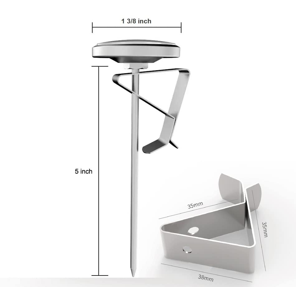 1 3/8 Inch Dial Milk Coffee Food Thermometer with Clip,Best Instant Read Thermometer for The Coffee Drinks,Chocolate Milk Foam,Meat Cooking