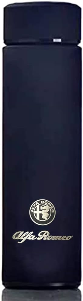 17 oz Car Logo Black Frosted Travel Mugs & Tumblers Vacuum Insulated Stainless Steel Thermal Bottle Fashion Business Thermal Cup for Hot or Cold Drink Coffee Or Tea (fit alfa)