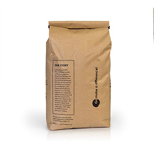 5lb Fair Trade Organic Certified Sumatra Ground Coffee Dark Roast, 100% Arabica Specialty Coffee, 80 ounces, 5 pounds, Bulk Coffee