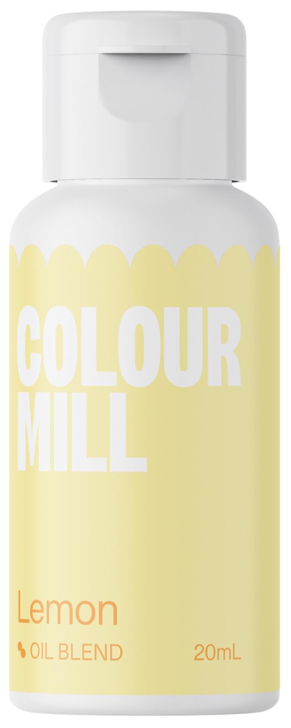 Colour Mill Oil-Based Food Coloring, 20 Milliliters Lemon