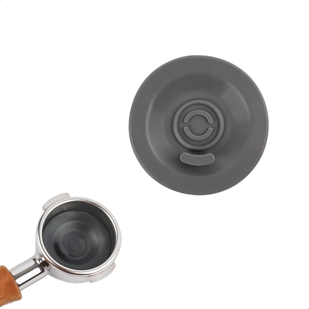 watchget 54mm Blind Filter Backflush Disk compatible with Breville Espresso Machines, Silicon Cleaning Gasket - Heat-Resistant & Durable Backwash Plate(Grey)