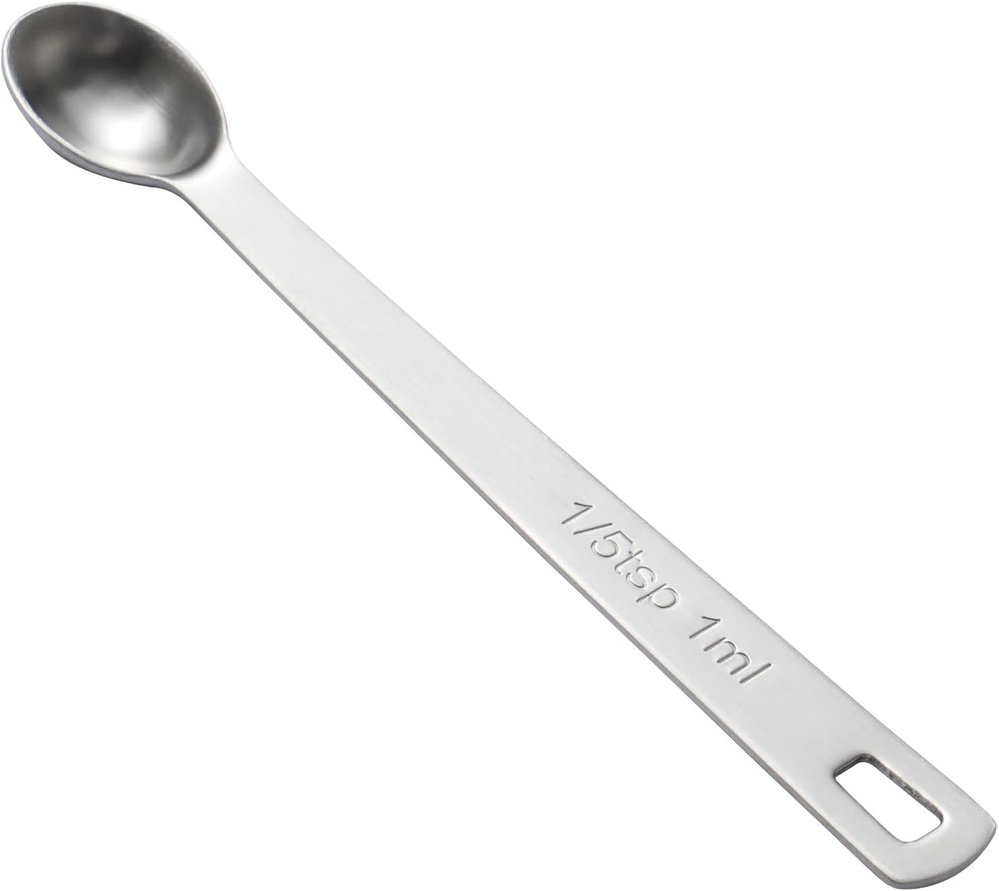 1PCS 1/5 Teaspoon(1/5tsp, 1ml) Single Tiny Measuring Spoon, Small Individual Stainless Steel Measure Spoons Only