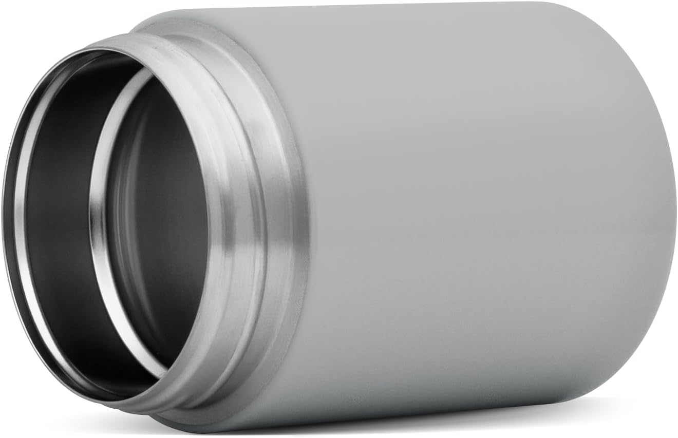 Simple Modern Food Jar for Hot Food | Reusable Stainless Steel Vacuum Insulated Leak Proof Lunch Storage for Smoothie Bowl, Soup, Oatmeal | Provision Collection | 12oz | Ice Gray