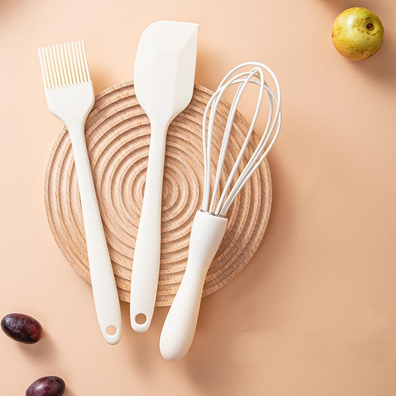 Kitchen tools for cooking 3pcs set-Silicone Pastry Brush Baking Brush,Whisk, Spatulas