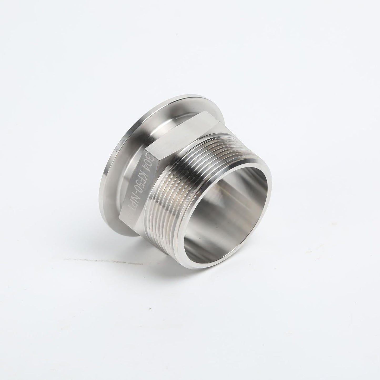 SS304 KF50 NPT Male Adaptor thread 2" NW50 KF Male coupling ISO-KF50 X NPT 2"