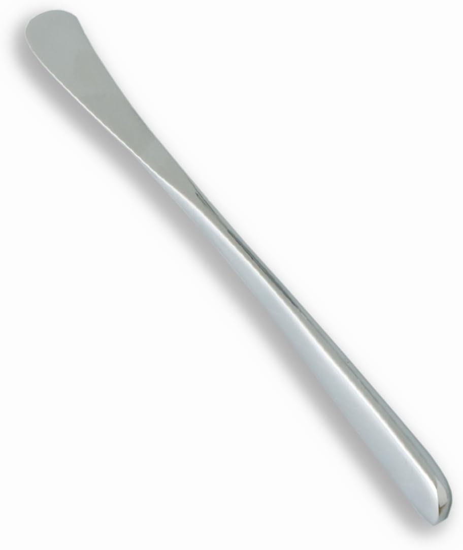 Fortessa Dragonfly 18/10 Stainless Steel Flatware Butter Knife, 7.1-Inch, Set of 12