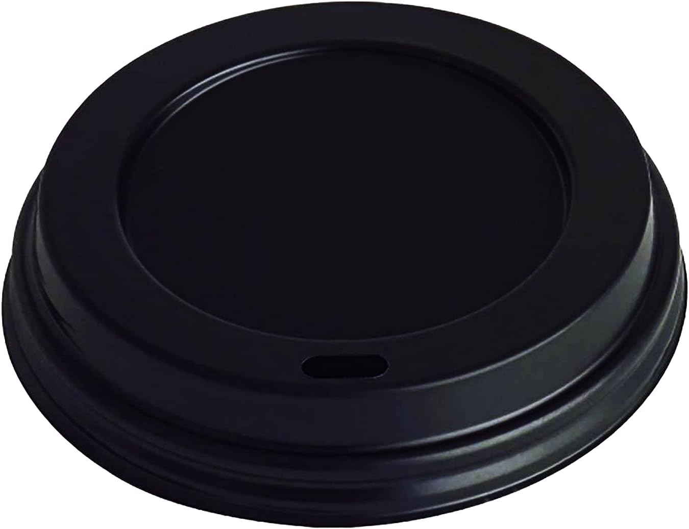 Smygoods Coffee Cup Lids, Dome Lid for 10/24 Ounce Cups, Paper cups, Black, 50 Count [No Cups Included]