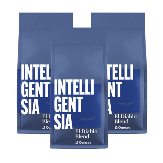 Intelligentsia Coffee, Dark Roast Whole Bean Coffee - El Diablo Blend 36 Ounces (3 Bags of 12 Ounces)
