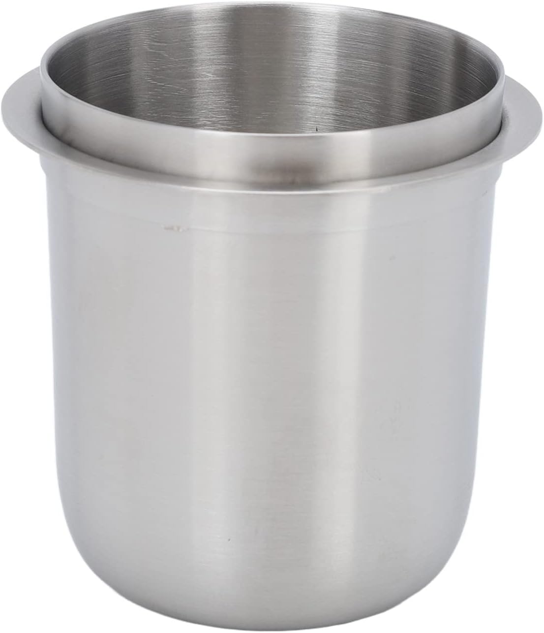 58mm Dosing Cup, Espresso Dosing Cup, Coffee Dosing Cup Fits 58mm Portafilter, 150ml Stainless Steel Universal (Brushed Silver)