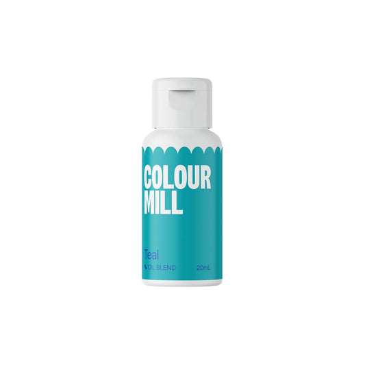 Colour Mill Oil-Based Food Coloring, 20 Milliliters Teal