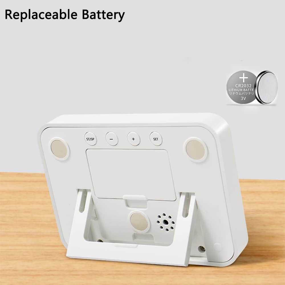 Digital Countdown Days Timer Clock- 9999 Days Count Down Timer with Stand Strong Magnetic Back for Retirement Wedding Vacation Birthday Exam Lab Kitchen Cooking