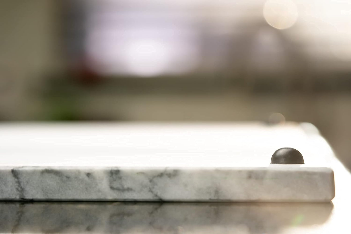 Marble Pastry Board and French Rolling Pin Set – 16” x 12” Chilling Slab + 16” Rolling Pin – Non-Slip Feet – Ideal for Baking, Cheese, Charcuterie, Gifts & Elegant Kitchen Display