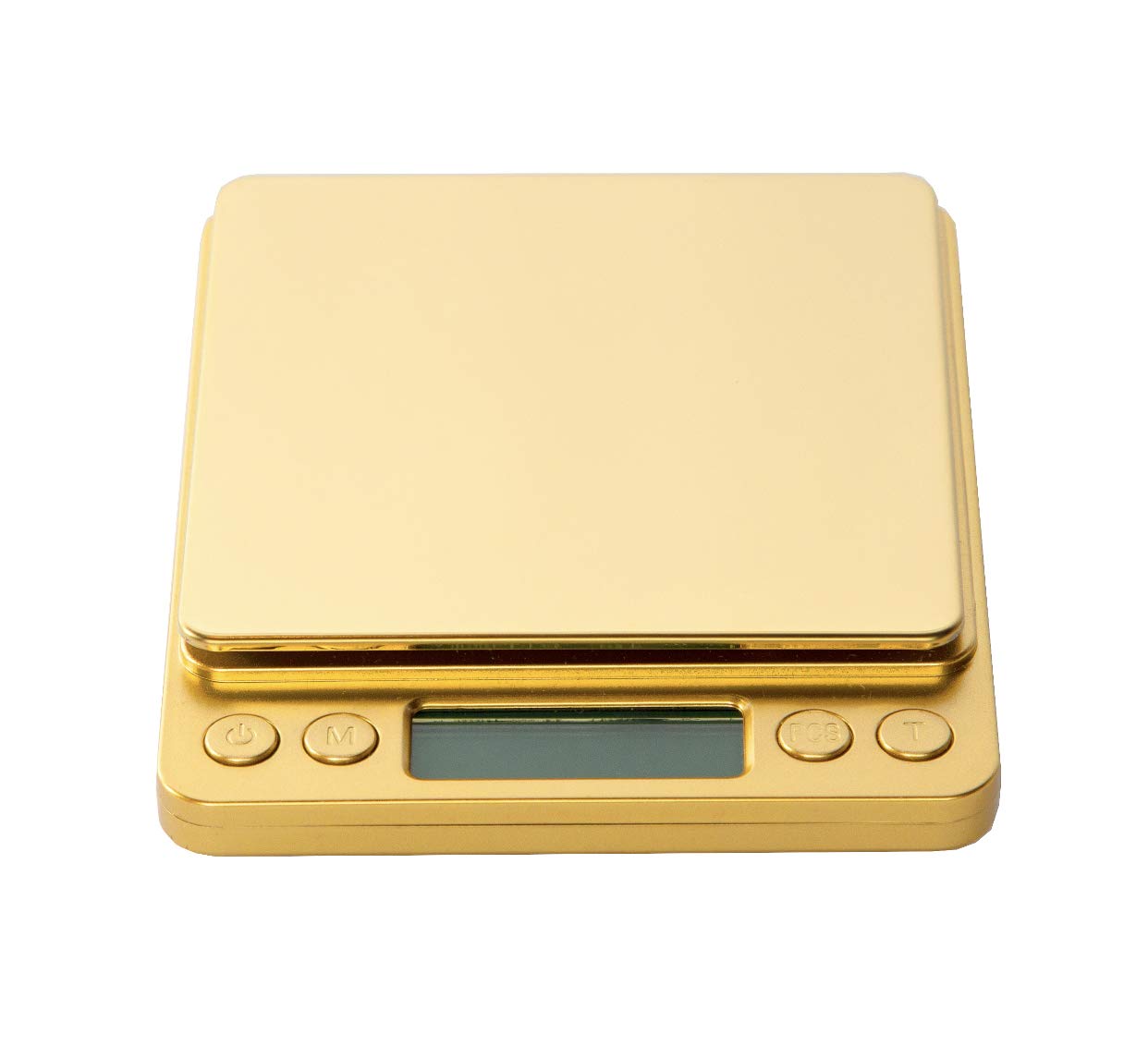 Street Kingz Gold Digital Scale - High Precision 500g Capacity Food Scale with Multi- Unit Conversion & Piece Counting - Includes 2 Weighing Bowls & 2 AAA Batteries