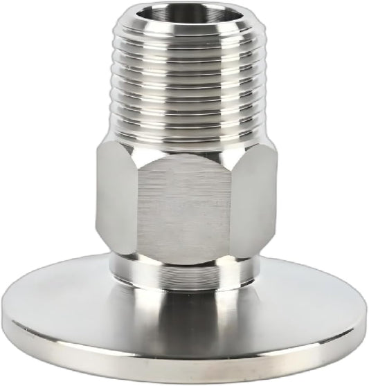 SS304 KF25 NPT Male Adaptor thread 3/8" NW25 KF Male coupling ISO-KF25 X NPT 3/8"