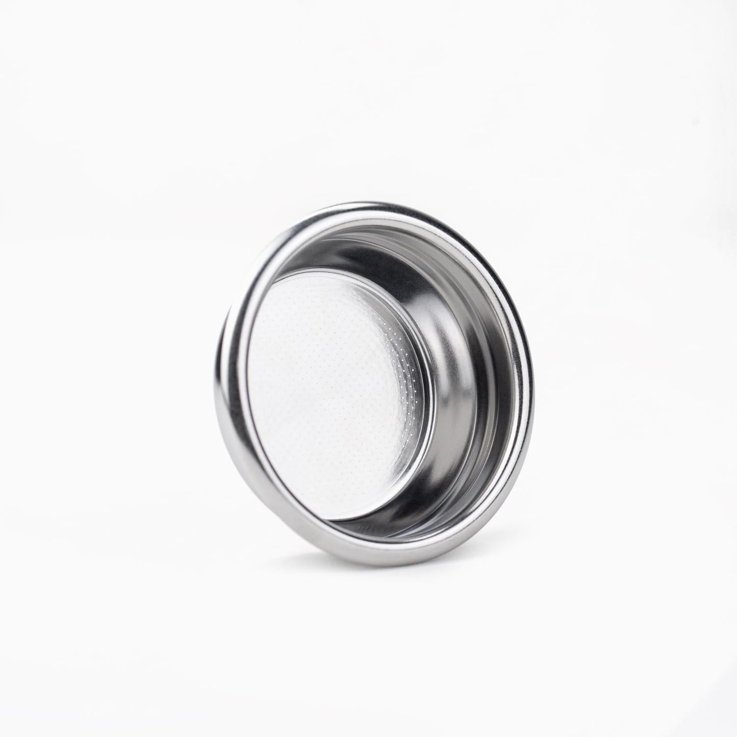 Crema Coffee Products 58mm Filter Basket | Single Shot Non-Pressurized Stainless Steel Basket | Compatible with Breville 58mm Portafilters | Precise Tapered Profile for Consistent Espresso Shots