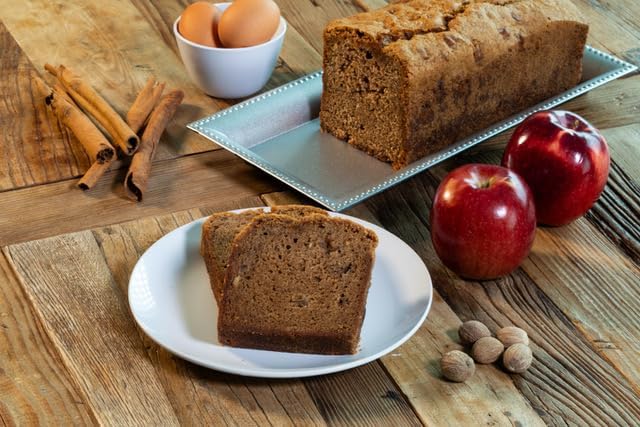 Nadel - NATURALLY DELICIOUS APPLE SPICE CAKE SLICES (8 Pack) Sweet Breads & Cakes, Back to School lunch snack, breakfast bar