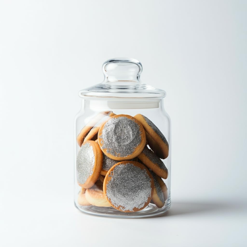 Bakerpan Silver Sanding Sugar for Baking & Cookie Decorating - 5 Ounce Edible Silver Sugar Sprinkles for Cookies, Cakes, Cocktails (Made In USA)