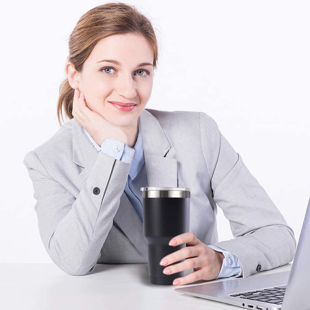 30oz Stainless Steel Travel Mug with Lid, 8 Pack Double Wall Vacuum Insulated Bulk Tumbler, Powder Coated Coffee Cup Suitable for Vehicle Cup Holders(Assorted Colors)
