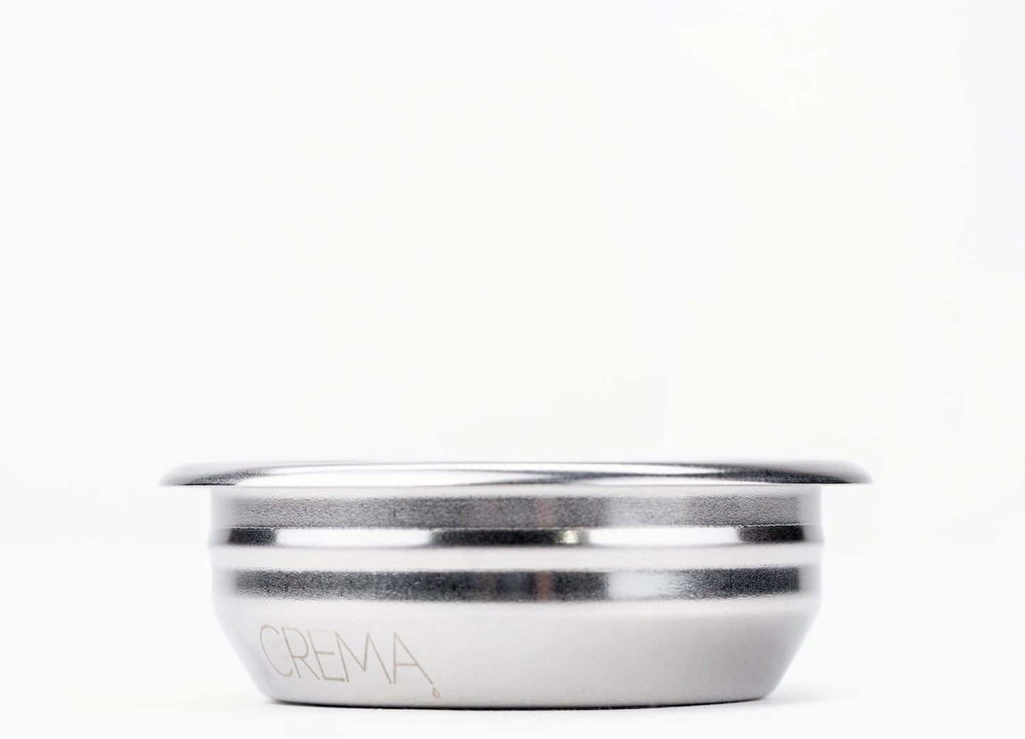 Crema Coffee Products 58mm Filter Basket | Single Shot Non-Pressurized Stainless Steel Basket | Compatible with Breville 58mm Portafilters | Precise Tapered Profile for Consistent Espresso Shots