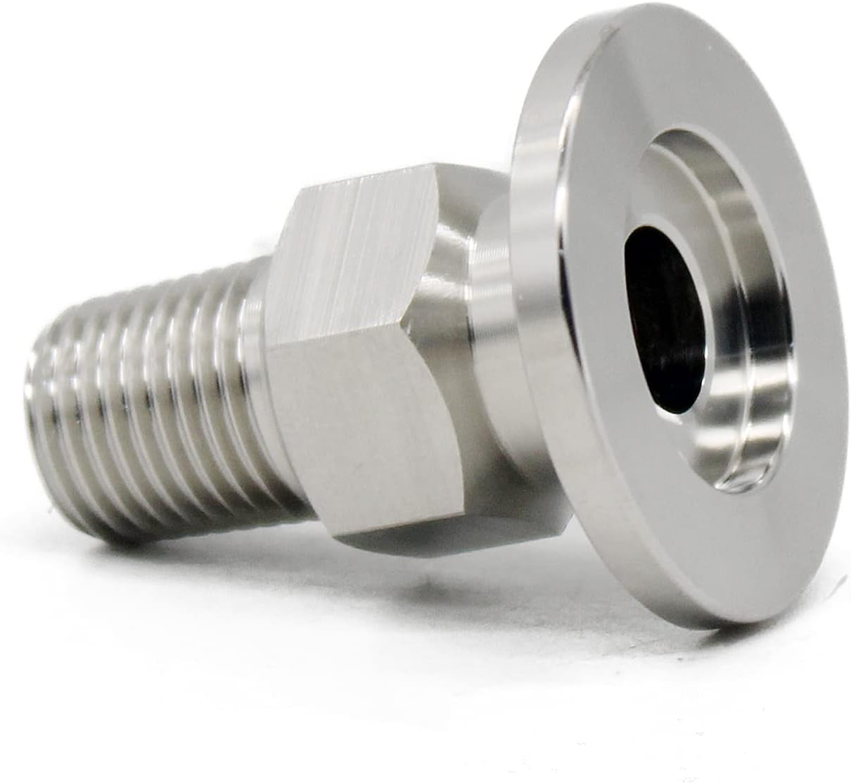 SS304 KF16 NPT Male Adaptor thread 1/4" NW16 KF Male coupling ISO-KF16 X NPT 1/4"